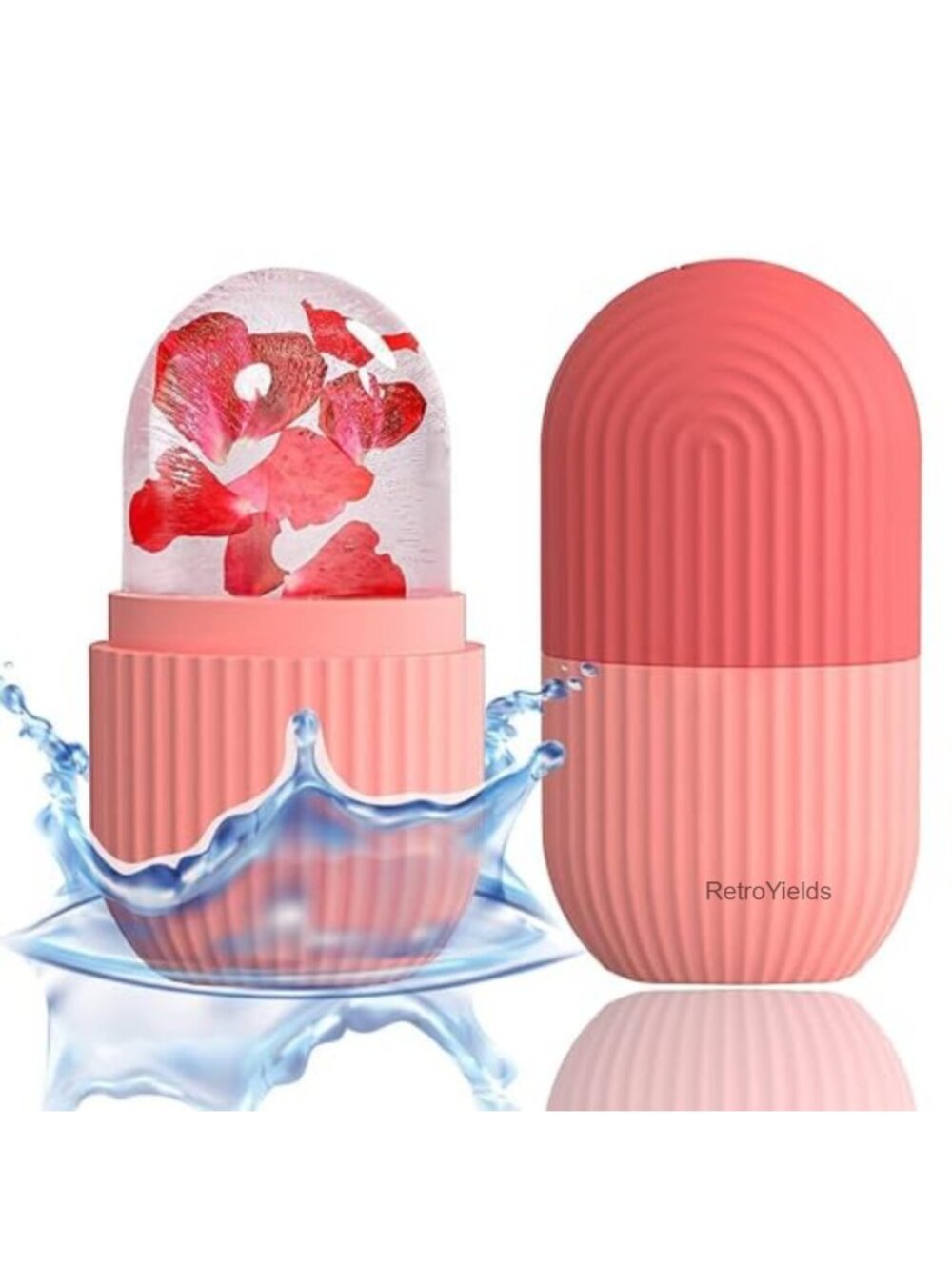 Silicone Ice Face Roller Reusable Cooling Massage Tool for Face Eyes Neck